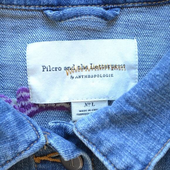 Anthro Pilcro and the Letterpress Amore Jean Jacket - Picture 3 of 5